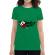 Tricou adler dama wine not verde mediu