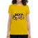 Tricou mireasa adler sexy bride galben