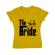 Tricou mireasa adler the bride galben