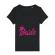 Tricou mireasa stanley stella barbie bride negru