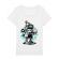 Tricou stanley stella dama game on 2 alb